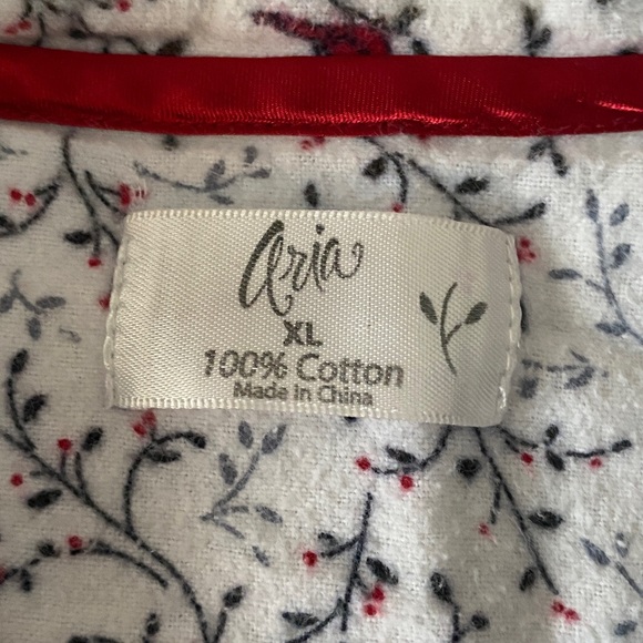 Aria Cardinal 100% Cotton Pajama Set - Picture 3 of 9